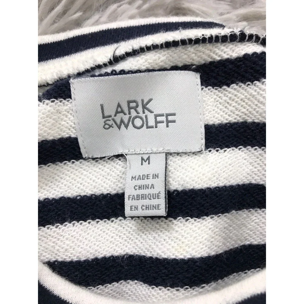 Urban Outfitters Lark &‎ Wolff Sweater Long Sleeve Scoop Neck Red Striped Size M
